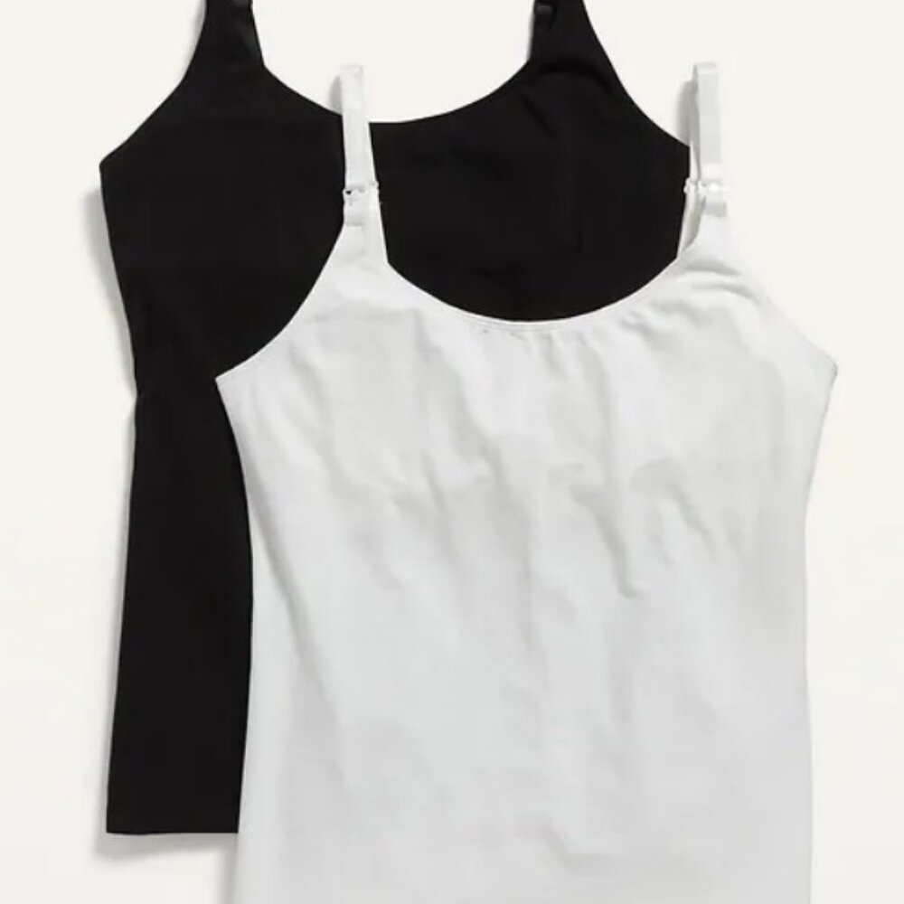 Maternity First Layer Nursing Cami 2-Pack (2)